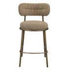 Tabouret de comptoir Encanto brown tweed