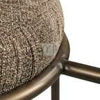 Tabouret de comptoir Encanto brown tweed