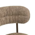 Tabouret de comptoir Encanto brown tweed