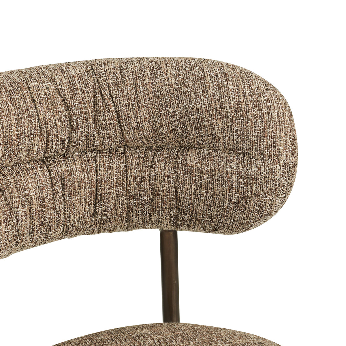 Tabouret de comptoir Encanto brown tweed
