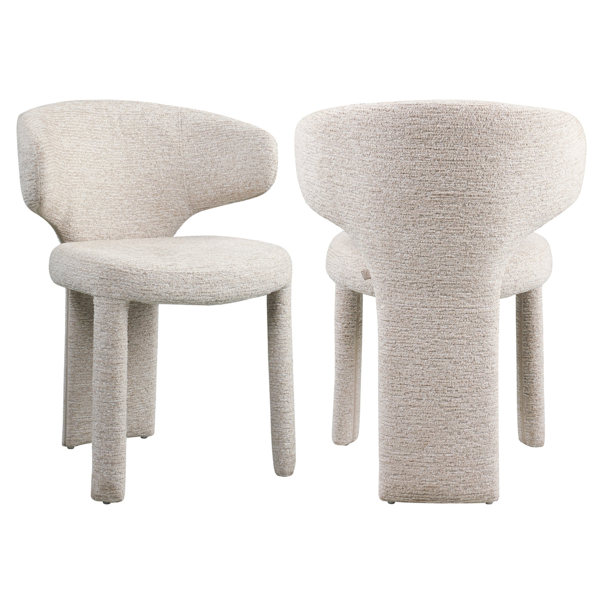 Chaise de salle à manger Viola natural linear