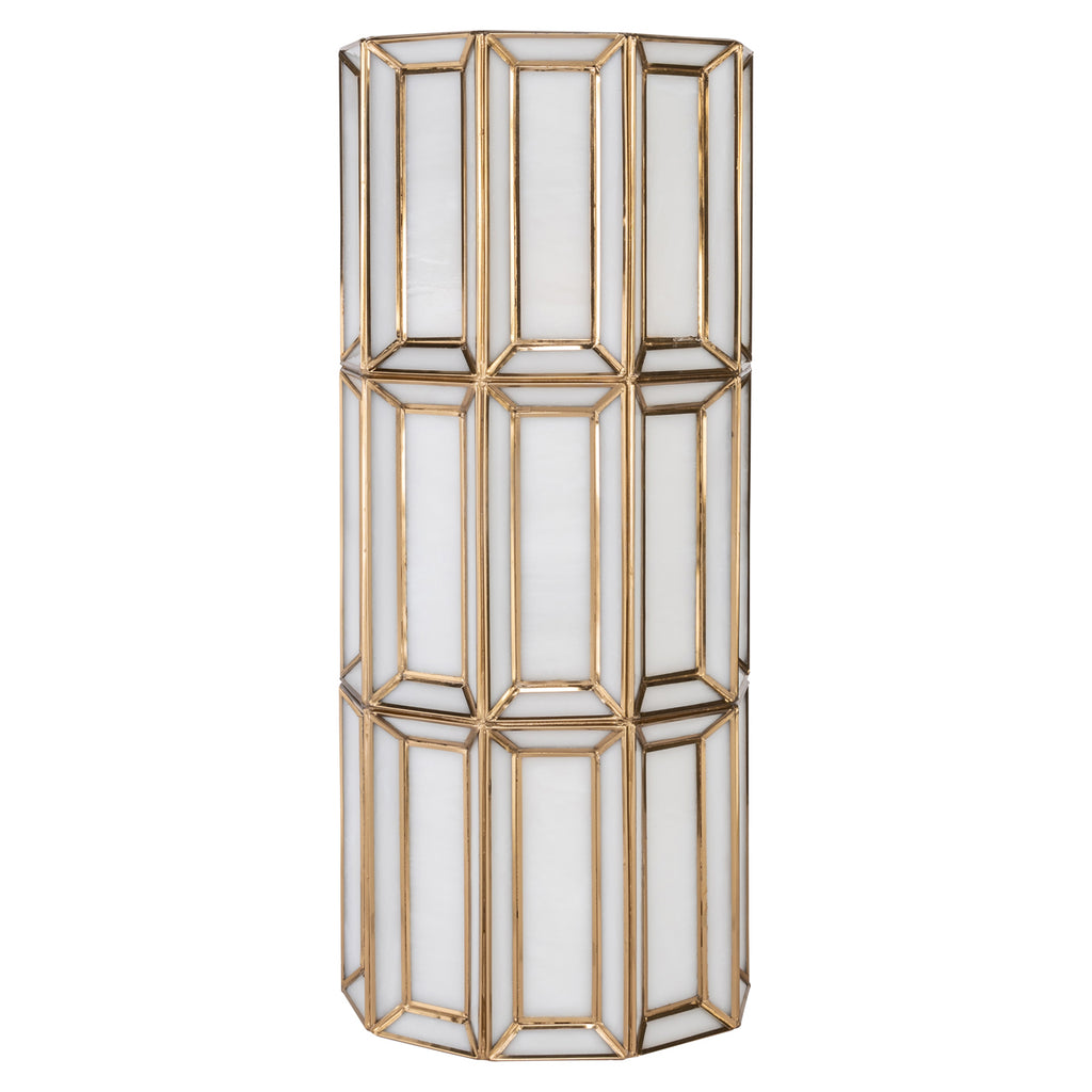Applique murale Opal brass antique