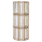 Applique murale Opal brass antique
