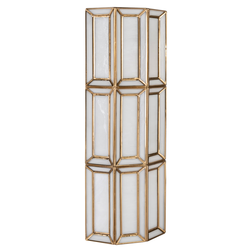 Applique murale Opal brass antique