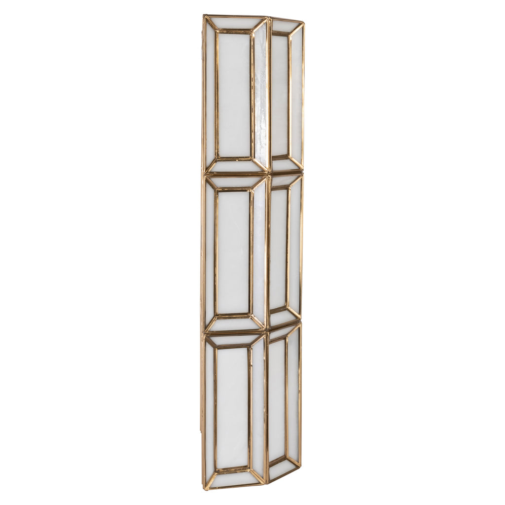 Applique murale Opal brass antique