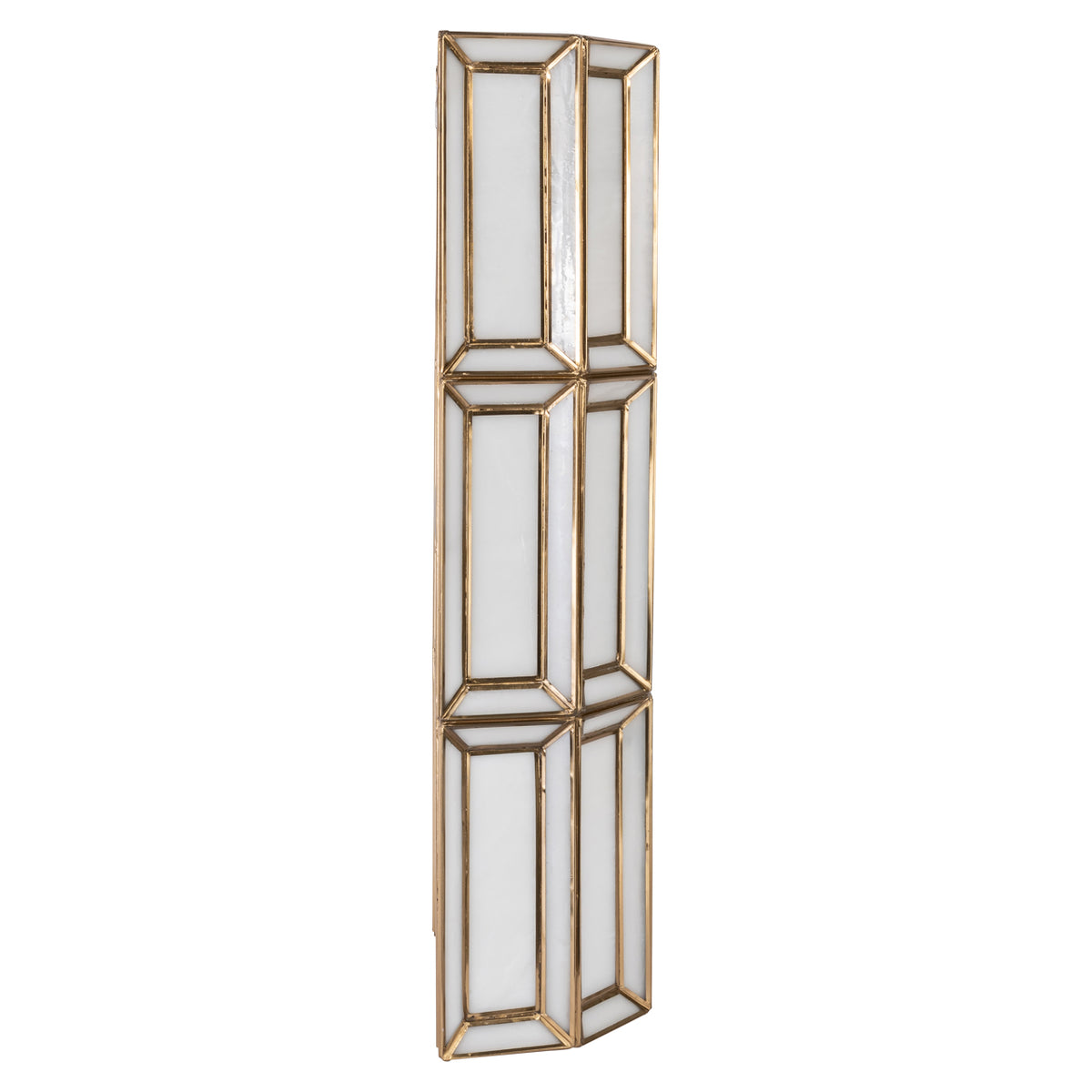 Applique murale Opal brass antique