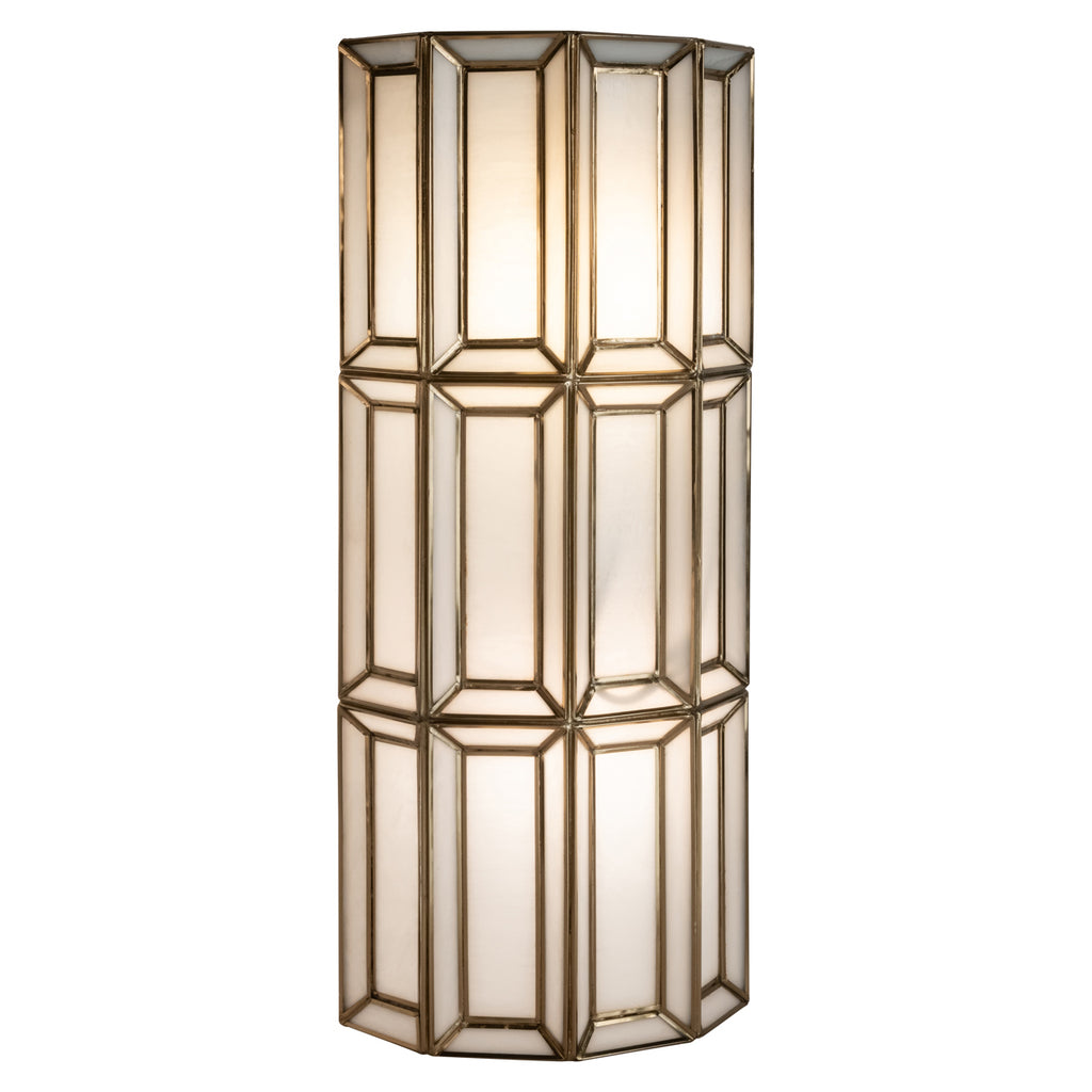 Applique murale Opal brass antique