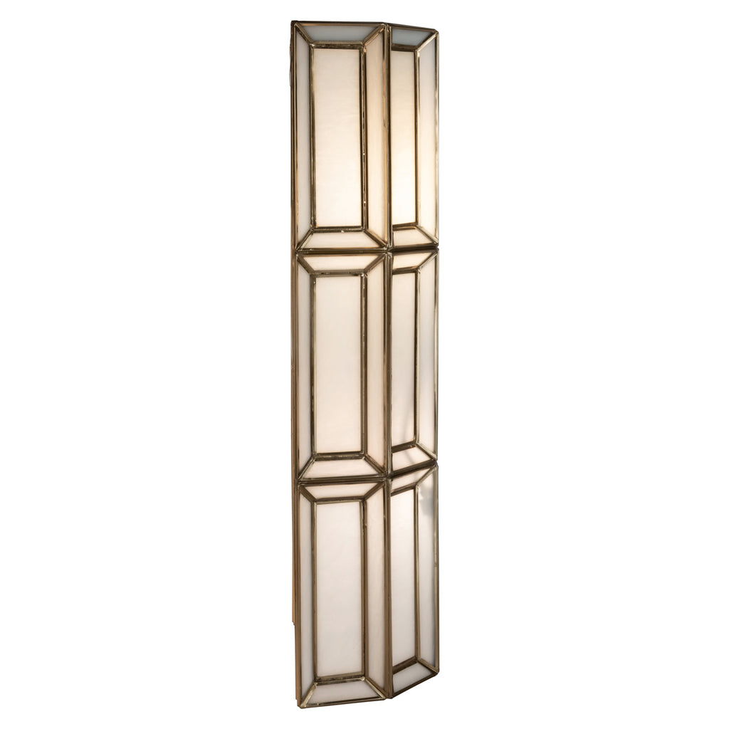 Applique murale Opal brass antique
