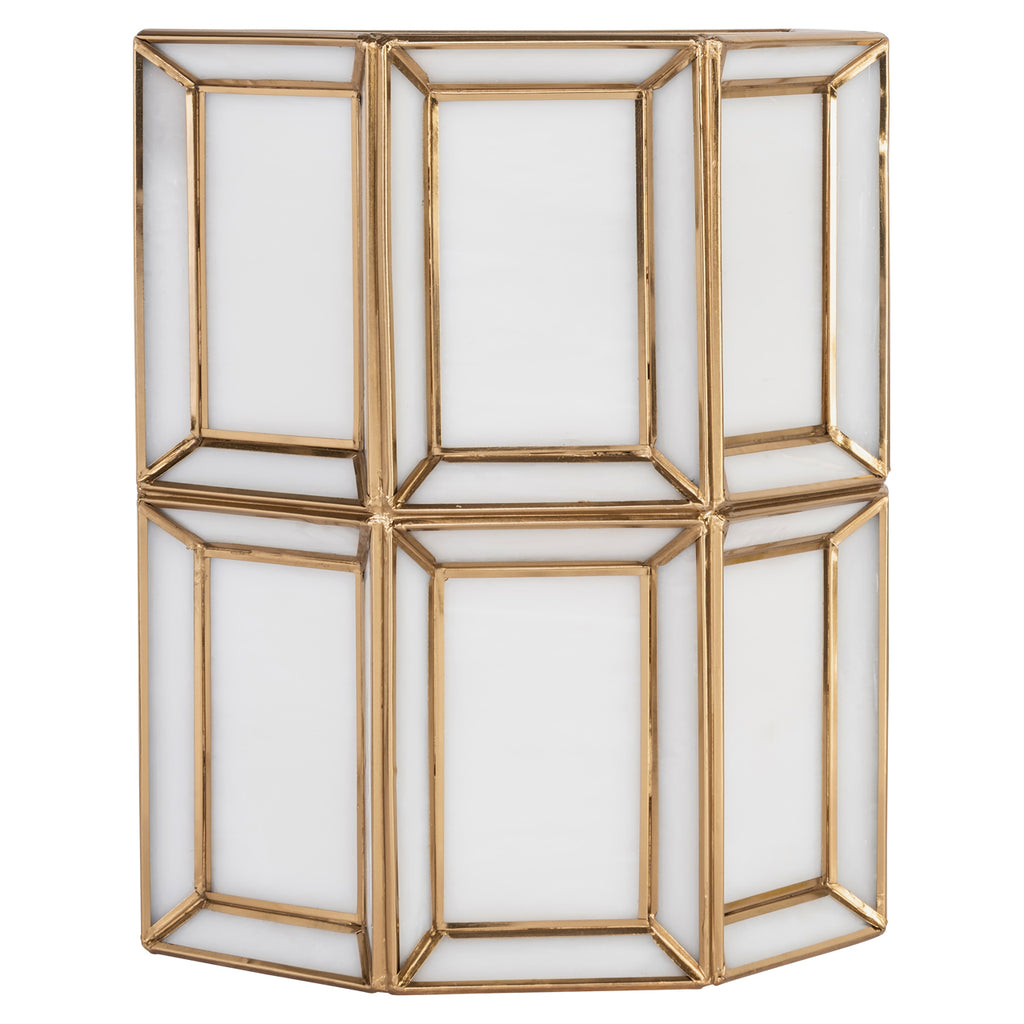 Applique murale Amara brass antique