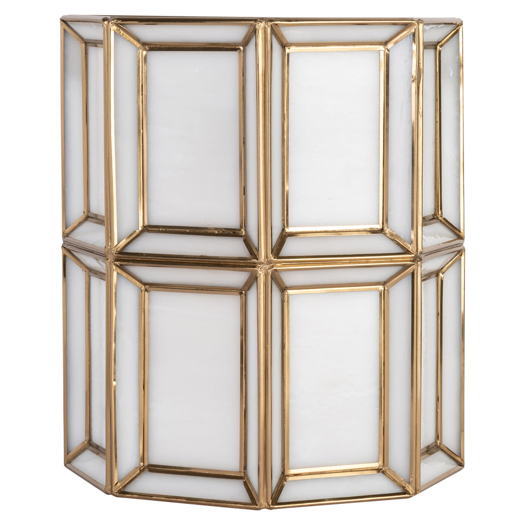 Applique murale Amara brass antique