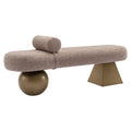 Banc Alexander Jones brown tweed fire retardant (Geneva)