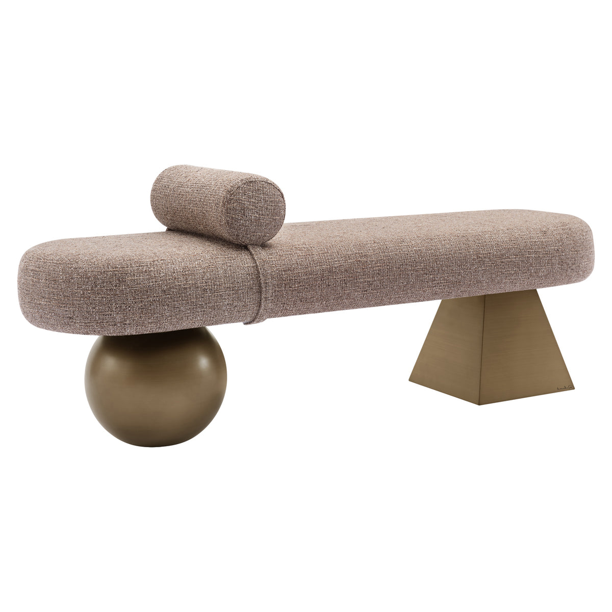 Banc Alexander Jones brown tweed fire retardant (Geneva)