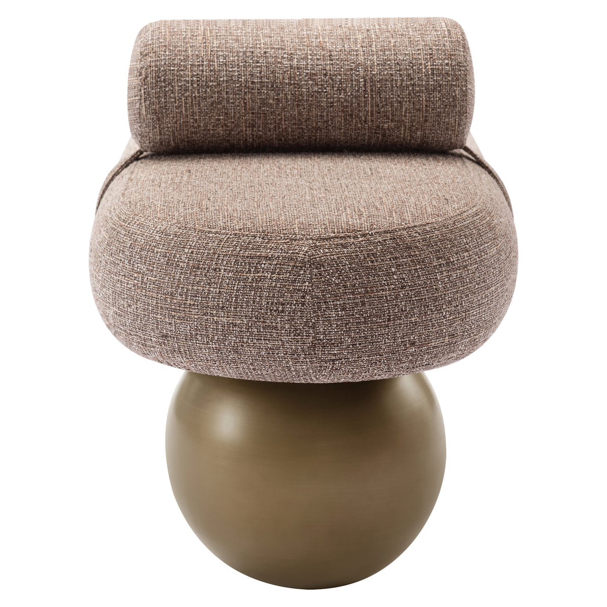 Banc Alexander Jones brown tweed fire retardant (Geneva)