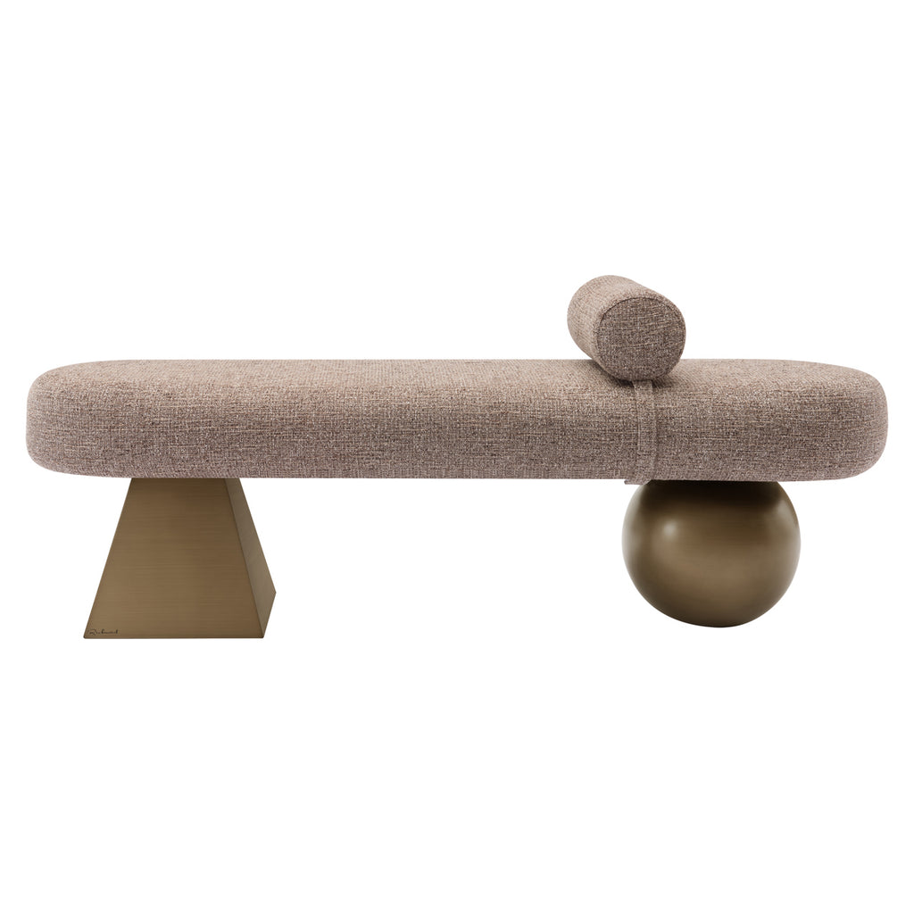 Banc Alexander Jones brown tweed fire retardant (Geneva)