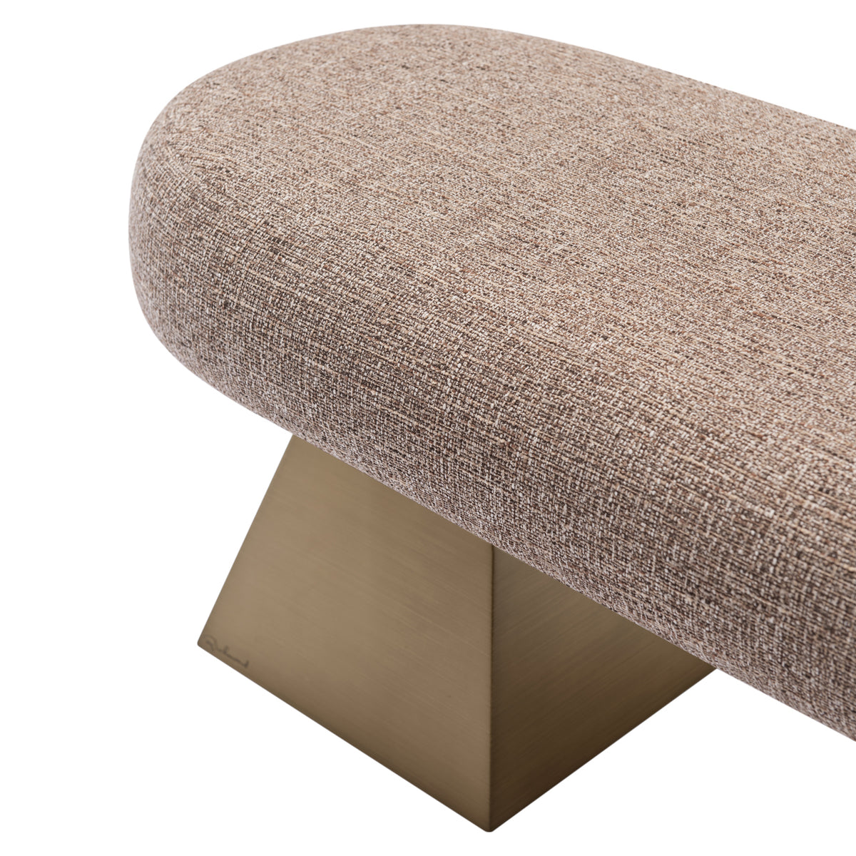 Banc Alexander Jones brown tweed fire retardant (Geneva)