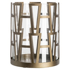 Lampe ouragan Shandy brass antique small