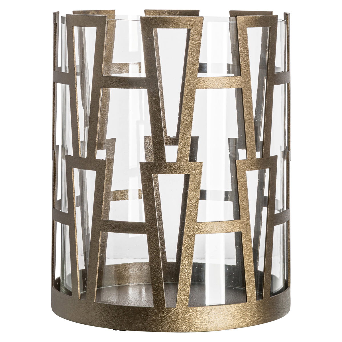 Lampe ouragan Shandy brass antique small