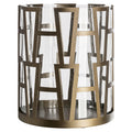 Lampe ouragan Shandy brass antique big