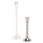 Porte-bougie Crillon silver small