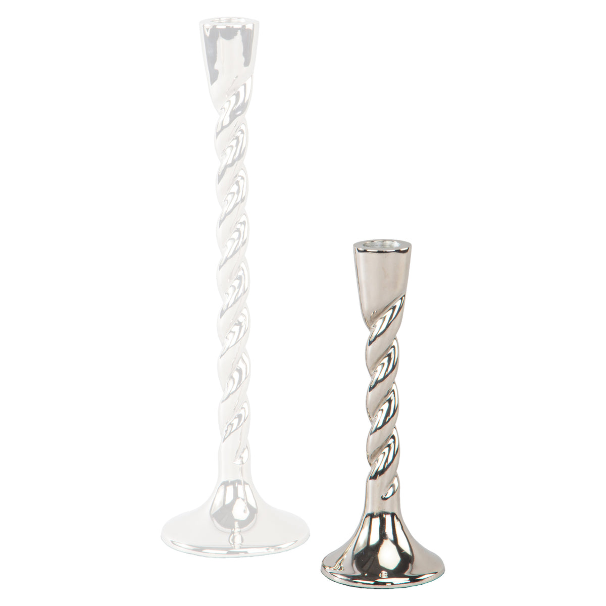 Porte-bougie Crillon silver small