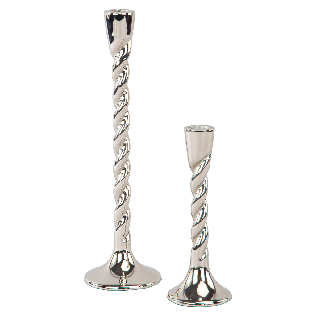 Porte-bougie Crillon silver large