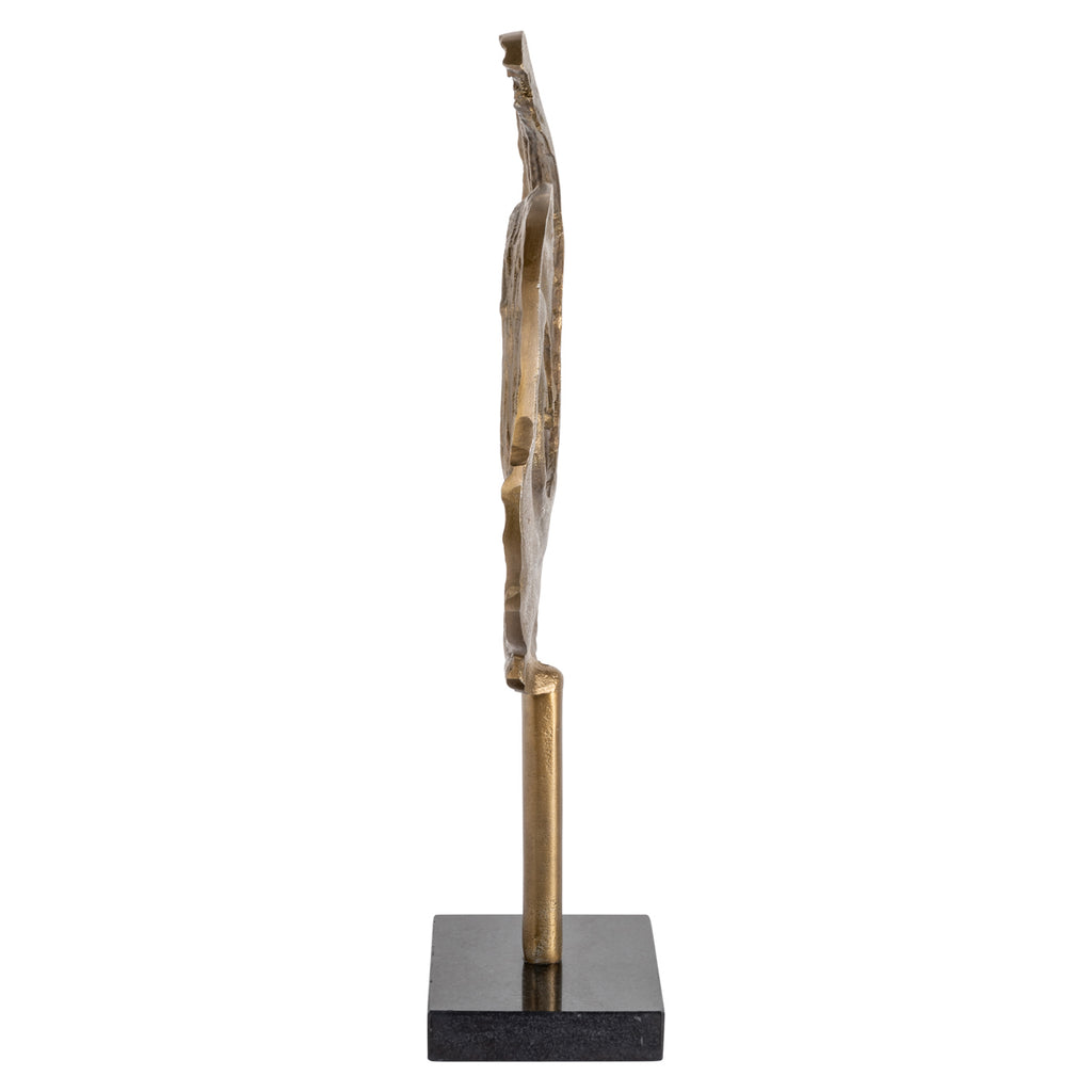 Objet décoratif Swirl brass antique