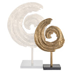 Objet décoratif Swirl brass antique