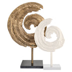 Objet décoratif Swirl brass antique large