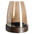 Lampe ouragan Skye walnut