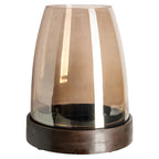 Lampe ouragan Skye walnut