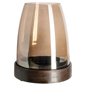 Lampe ouragan Skye walnut