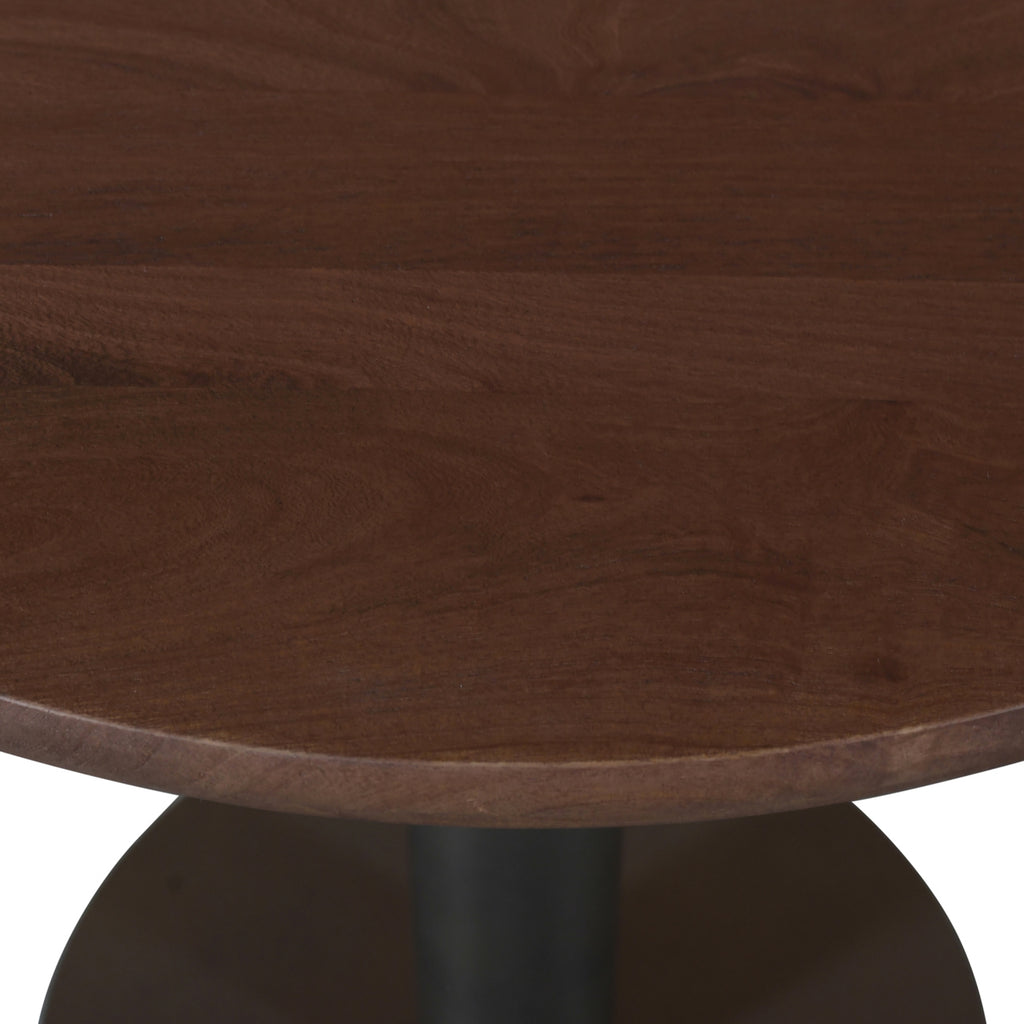 Table bistro Baldwin spicebrown 80Ø