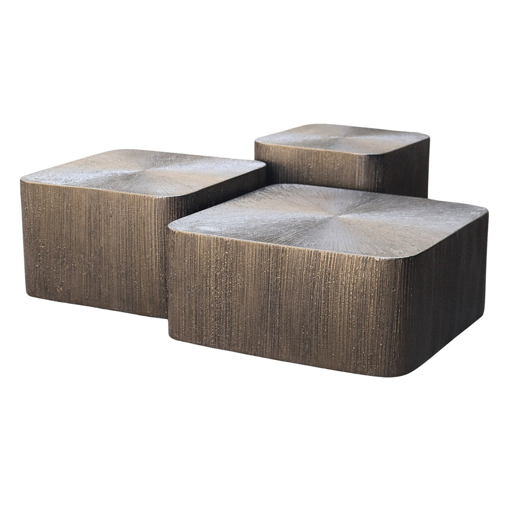 Table basse Cubes Brunzae (Set of 3)