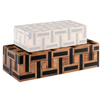 Boîte de rangement Floor brown large