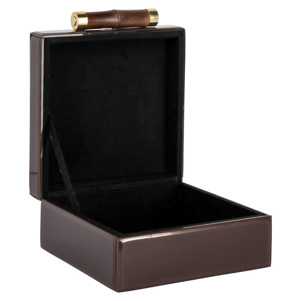 Boîte de rangement Echo dark brown small