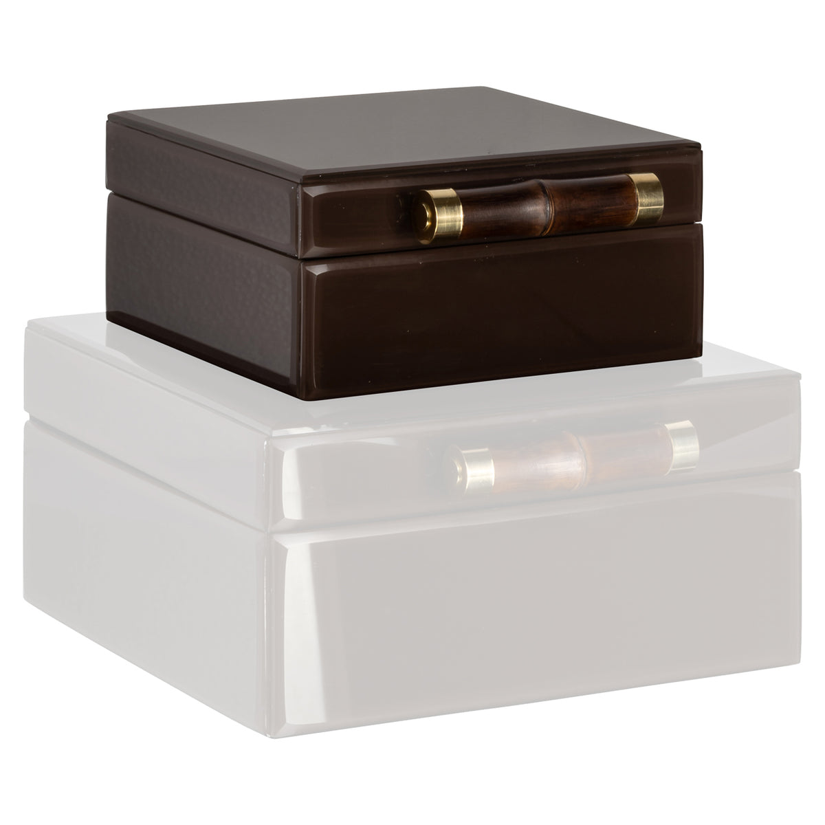 Boîte de rangement Echo dark brown small