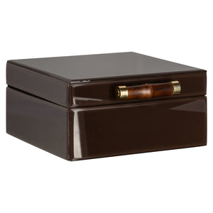 Boîte de rangement Echo dark brown large