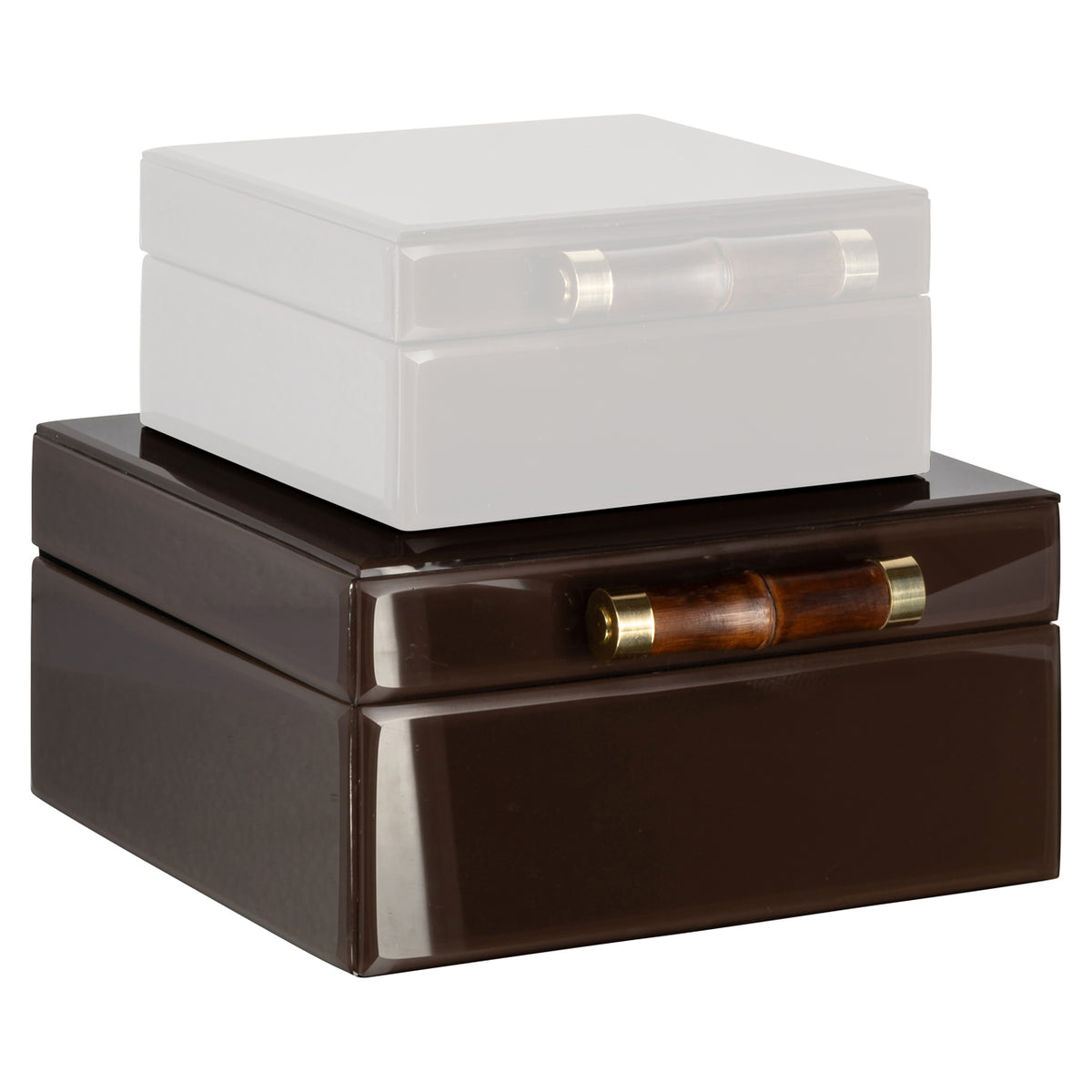 Boîte de rangement Echo dark brown large