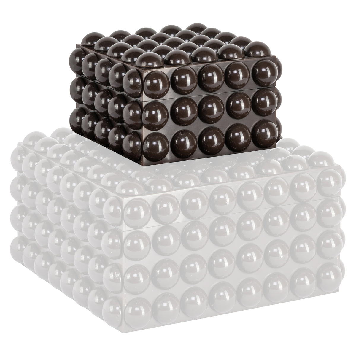 Boîte de rangement Nyx dark brown small