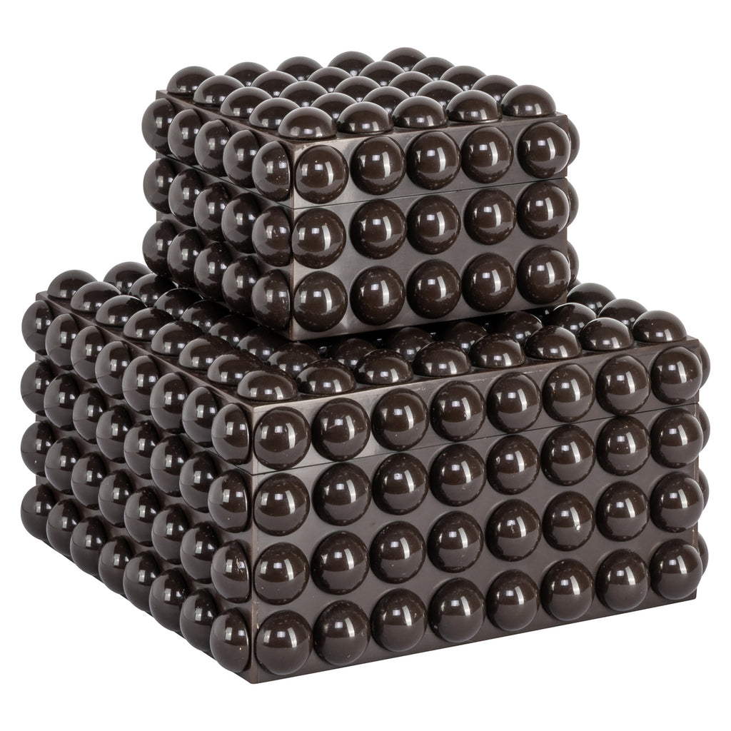Boîte de rangement Nyx dark brown small