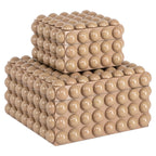 Boîte de rangement Ash beige large