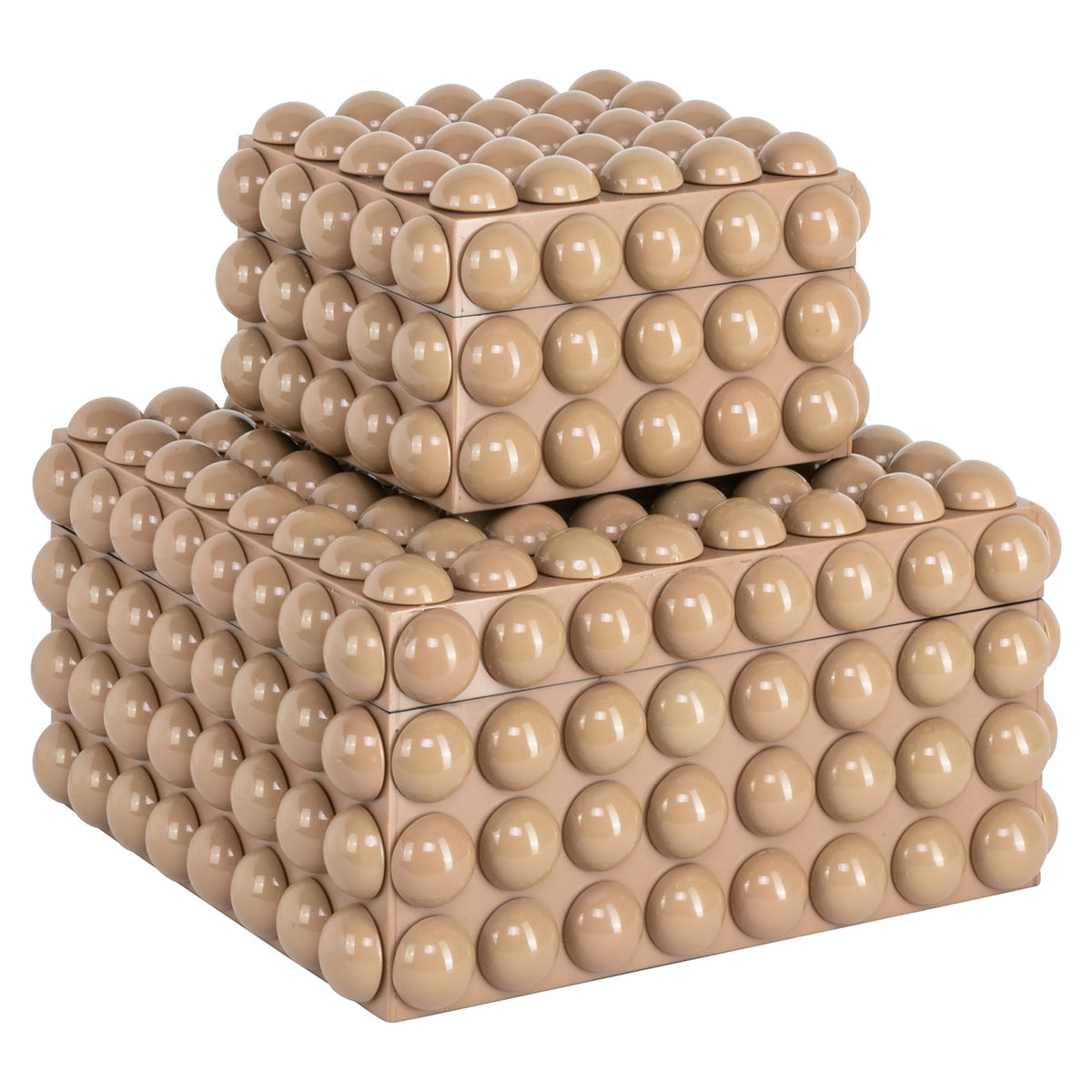 Boîte de rangement Ash beige large