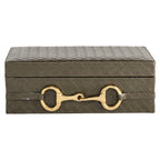 Boîte de rangement Blade olive large