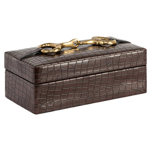 Boîte de rangement Rex dark brown small
