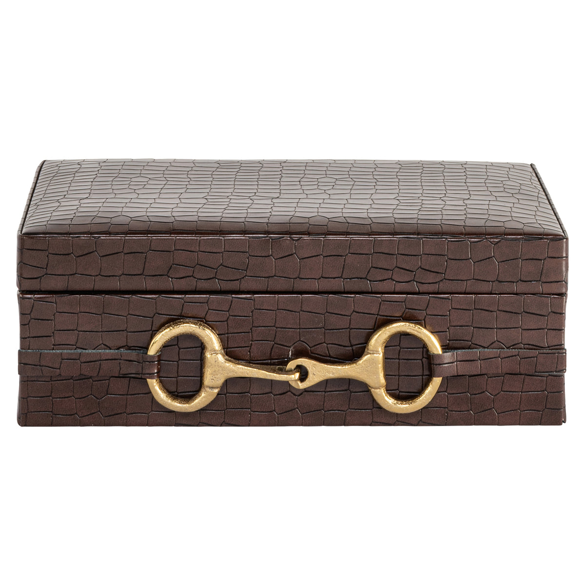 Boîte de rangement Rex dark brown large