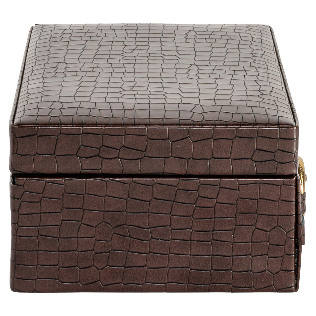 Boîte de rangement Rex dark brown large
