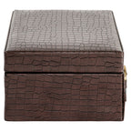 Boîte de rangement Rex dark brown large