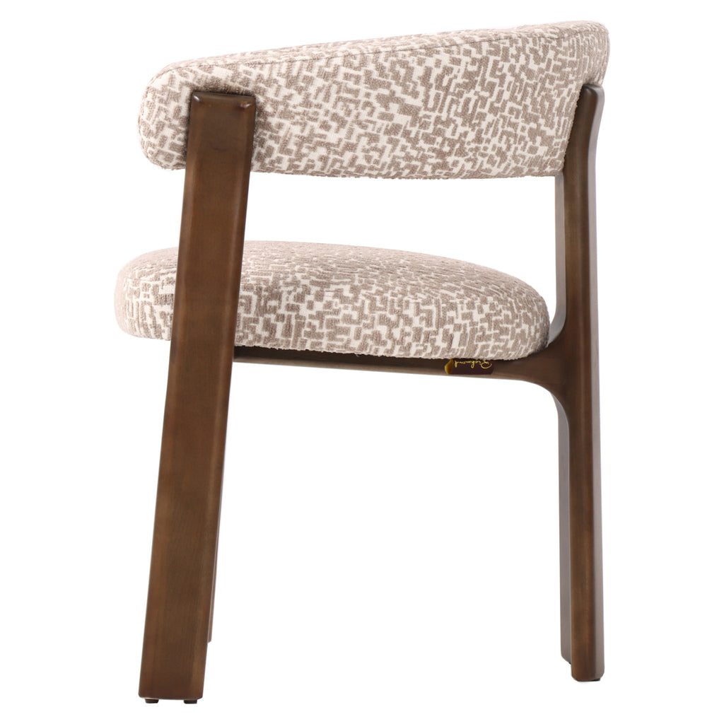 Chaise de salle à manger Contigo natural geo