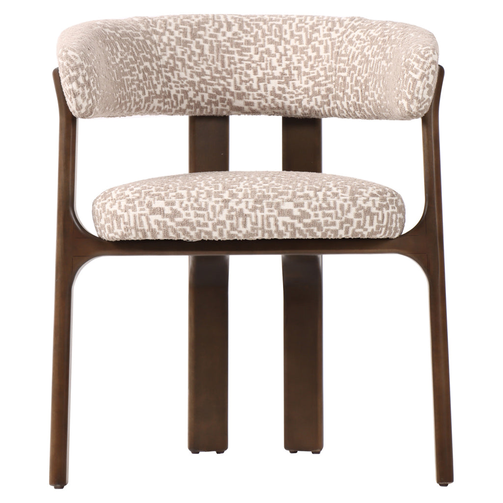 Chaise de salle à manger Contigo natural geo