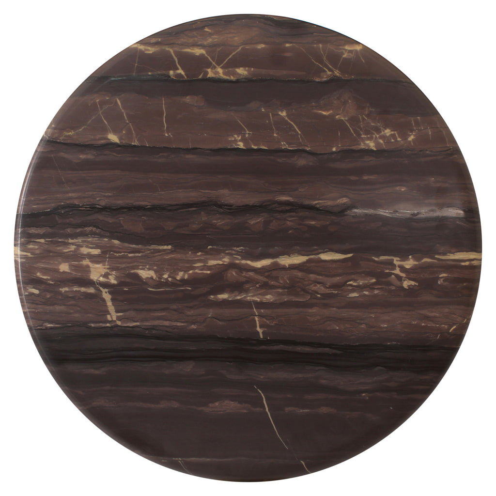 Table basse Menton burgundy (Set of 2)